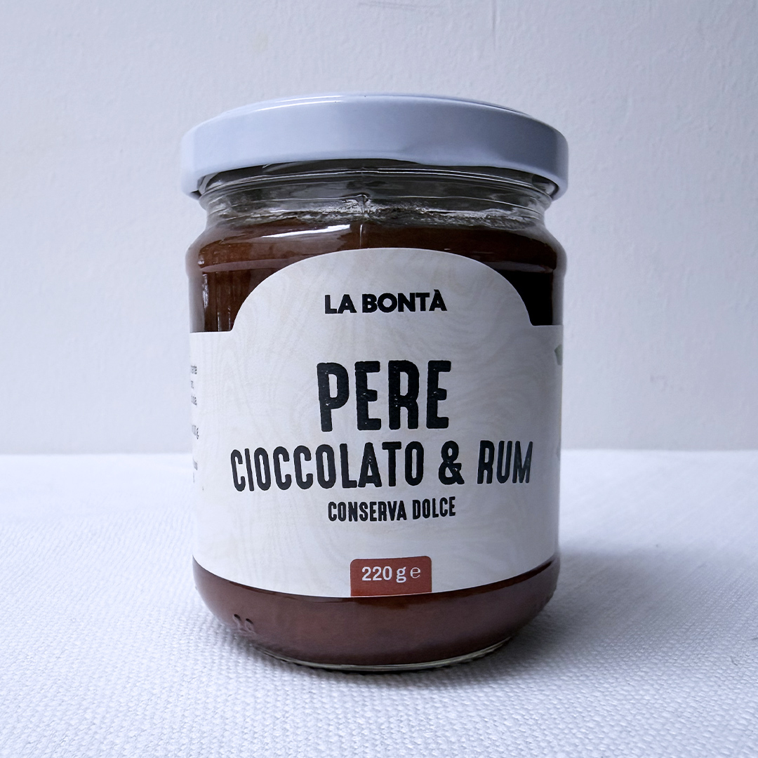 CONFETTURA PERE CIOCCOLATO RUM